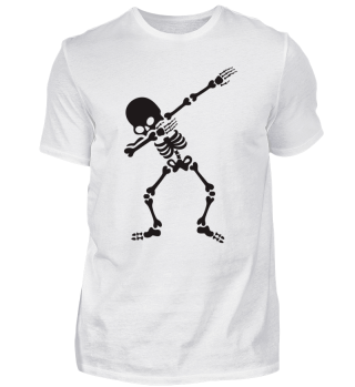Funny Halloween Dabbing Skeleton Shirt 