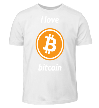 Bitcoin Tshirt-I love