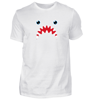 Lustiges Hai Monster Kind Shirt Geschenk