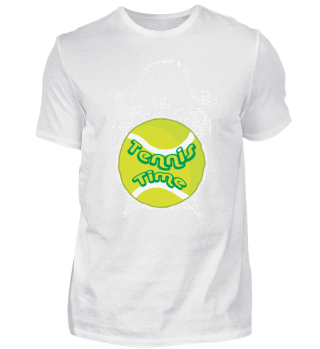 T-Shirt Zeit für Tennis