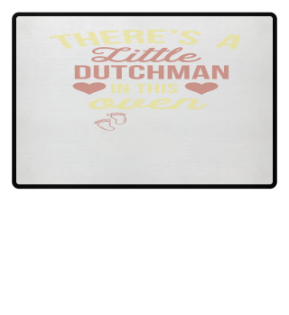 Pregnant little Dutchman Baby oven Gift