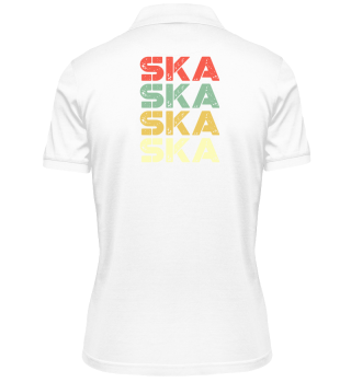 Ska Polo Shirt - SKA Motiv Hinten 