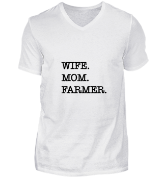 Wife Mom Farmer gift for Farmer Women