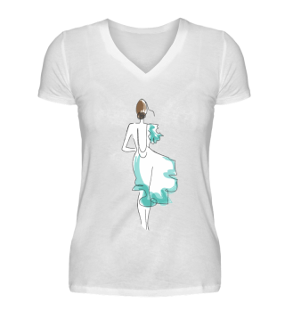 Tanzen Dance Aquarell Motiv Shirt
