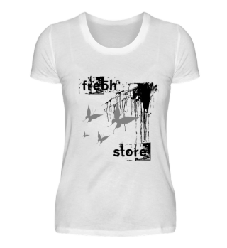 logo girls ! T-Shirt Top modern Geschenk