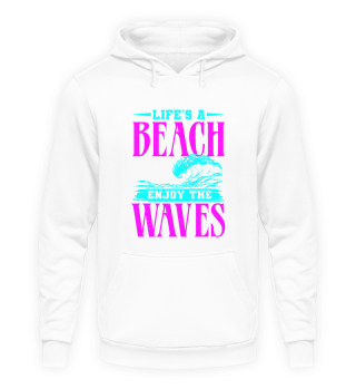Surfer Beach Retro Wave Summer Holidays