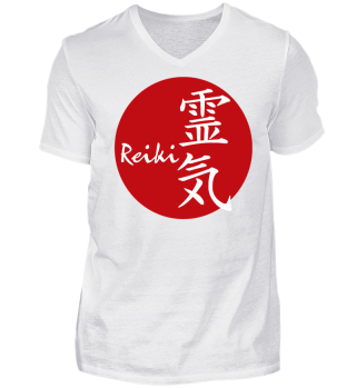 ★ Reiki Healing Energy Sign - red white