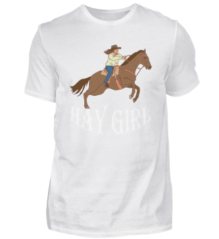 Hay Girl Funny Cow Animals Lover Kids