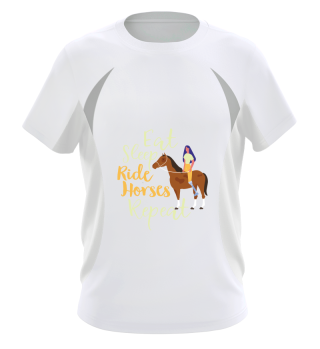 Eat Sleep Ride Horses Repeat Funny Gift for Girls