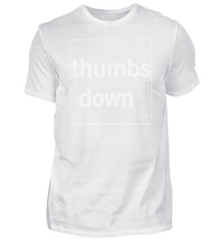 Thumbs Down Social Media Geschenk Idee