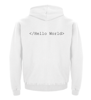 Programming shirt Hello World