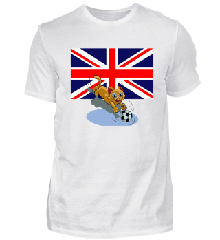 Great Britain soccer cat