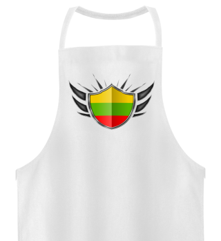 Litauen-Lithuania Wappen Flagge 013