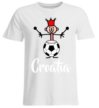 Trommler Fußball Fanshirt Croatia