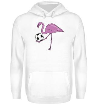Flamingo Fußball Pink Soccer Geschenk