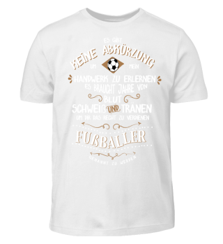Fußballer Shirt-Handwerk