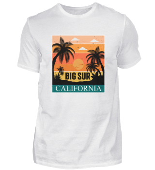 California Palm tree Big Sur Seaside Camping Ocean Travel