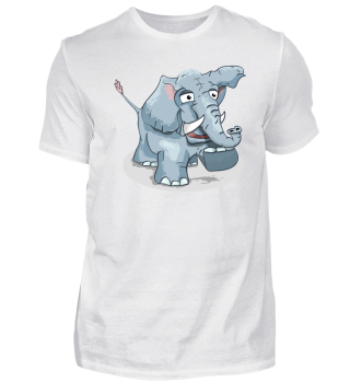 Cartoon Elephant T-Shirt