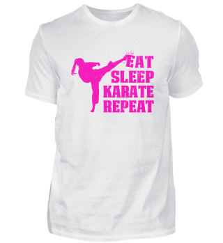 Eat Sleep KarateRepeat Gift for Art Martials Lovers