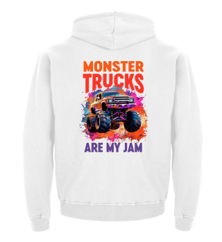 Monster Truck Big Retro Race Dad Trucker Lover Jam Vintage