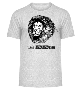 COOL LION T- SHIRT Gift Idea Cat Shirt