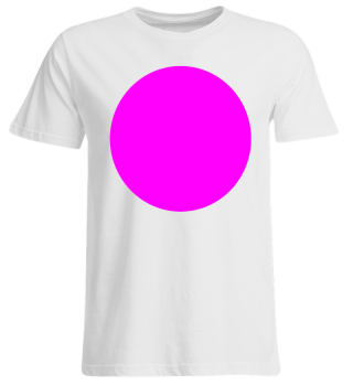 Pinker Kreis / T-Shirt / Logo / Motiv