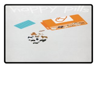 happy pills / dog - gift