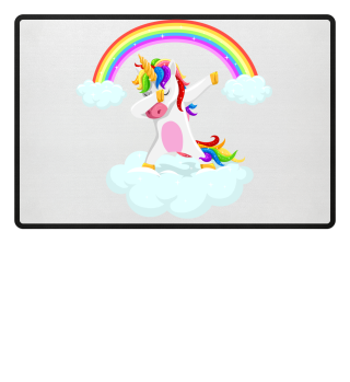Dabbing unicorn dancing on clouds gift