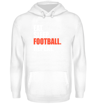 Eat Sleep Football Repeat T-Shirt 