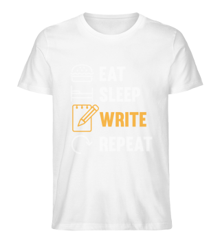 Eat Sleep Write Repeat Design für einen