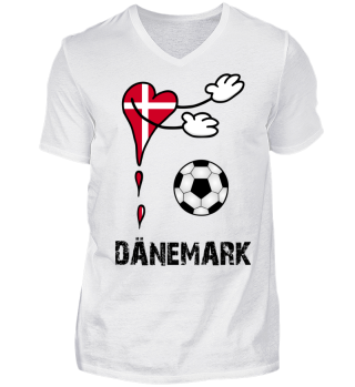 Flagge Fanshirt Dänemark Fußball
