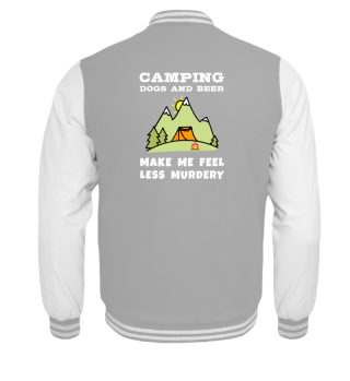Funny I Love Camping Dogs Beer Make Me F