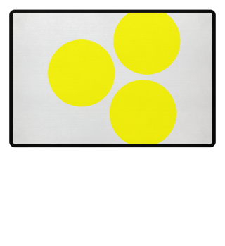 gelbe Kreise - Design - Style - Motiv