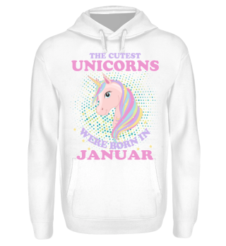 Unicorn Unicorns Januar Gift Birthday