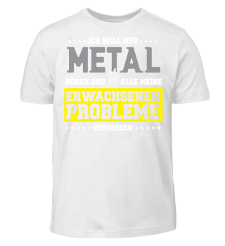 Heavy Metal Musik Lustig Metaller Merch Band Shirt