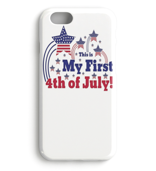 My First 4th of July T Shirt Flag Gifts