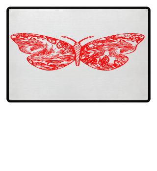 GIFT-NATURE BUTTERFLY RED