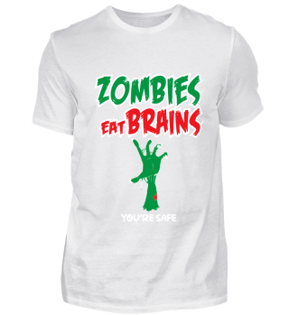 Zombie Monster gruselig Halloween lustig