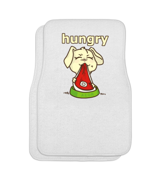 Hungry -Dog Steak motive - Gift Idea