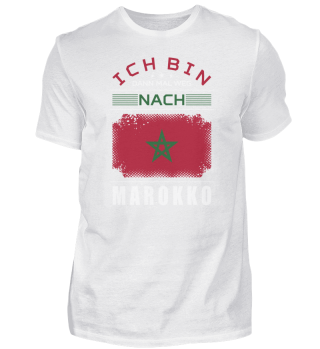 Marokko Fahne Auswanderer Geschenk