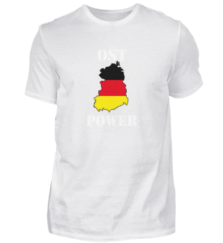 DDR Ostdeutschland Ost Power Shirt
