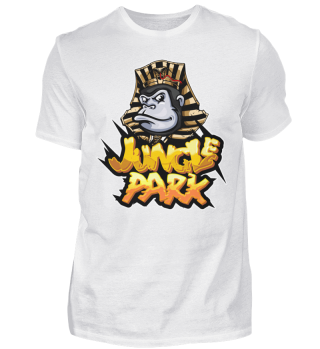 Jungle Park 13b - Affenkopf mit Logo