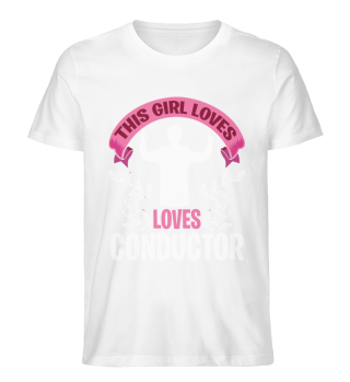 Girl loves conductor conducting with baton