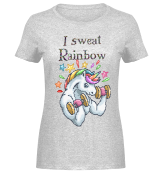 Einhorn I sweat Rainbow