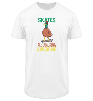 Skateboard duck funny saying for childre