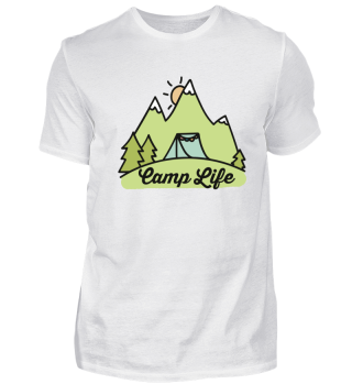 Camp Life Outdoor Geschenk Geschenkidee