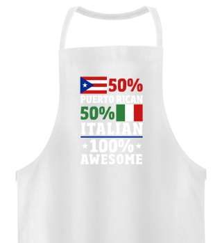 Puerto Rican Italian 100% Awesome Puerto Rico Italy