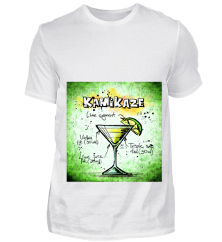 Kamikaze Cocktail Barkeeper T-shirt