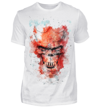 Totenschädel Shirt im Gothic/Metal Style