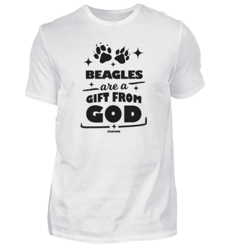 Gott Beagle Hundefreund Geschenkidee